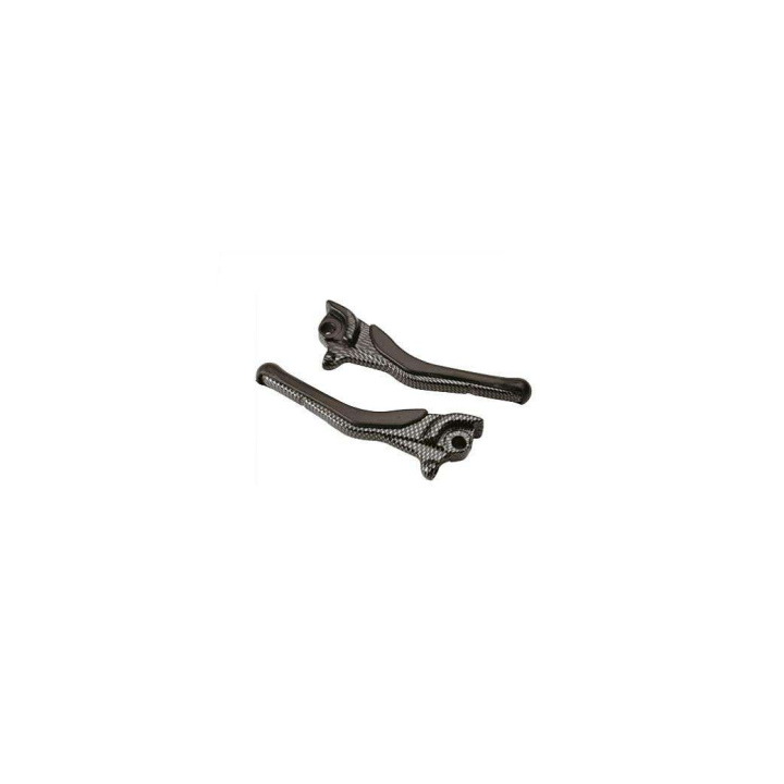 JUEGO MANETAS DE FRENO YAMAHA AEROX CARBONO